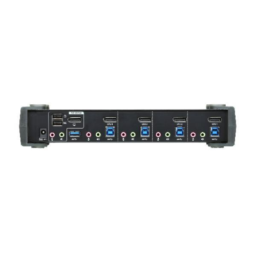 ATEN CS1924 KVMP Switch - Switch KVM / audio / USB - 4 x KVM / audio / USB - 1 utente locale - desktop